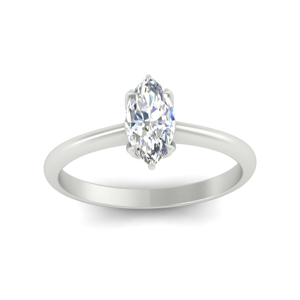 ReFa MARQUISE WITH 新品未開封 Marquise Side Stones Diamond Ring 7.29ct TW - Eshli