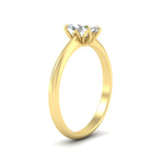 Load image into Gallery viewer, Marquise Shaped Cathedral Ring With Floral Head