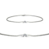 Load image into Gallery viewer, marquise-cut-solitaire-diamond-chain-bracelet-in-white-gold-fdbrc8656mq-0-30-nl-wg