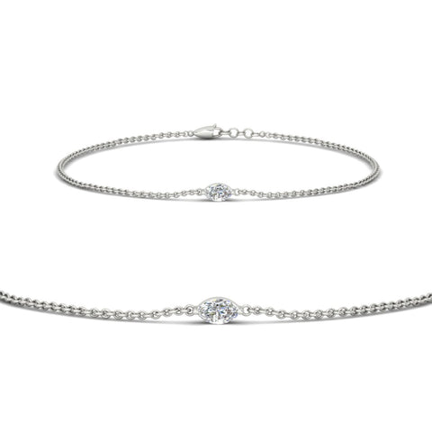 marquise-cut-solitaire-diamond-chain-bracelet-in-white-gold-fdbrc8656mq-0-30-nl-wg