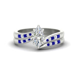 Load image into Gallery viewer, marquise-cut-swirl-channel-diamond-bridal-set-with-sapphire-in-white-gold-FDENS4028MQGSABL-NL-WG.jpg
