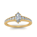 Load image into Gallery viewer, marquise-cut-swirl-engraved-channel-accent-diamond-engagement-ring-in-FD122866MQR-NL-YG
