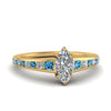 Load image into Gallery viewer, marquise-cut-swirl-engraved-channel-accent-diamond-engagement-ring-with-blue-topaz-in-FD122866MQRGICBLTO-NL-YG