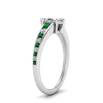 Load image into Gallery viewer, marquise-cut-swirl-engraved-channel-accent-diamond-engagement-ring-with-emerald-in-FD122866MQRGEMGR-NL-WG
