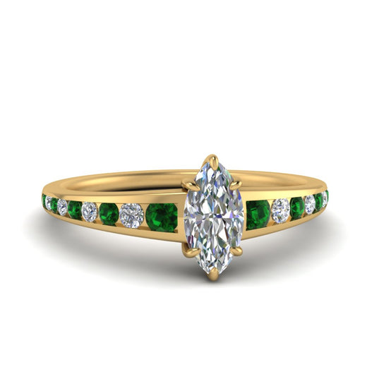 marquise-cut-swirl-engraved-channel-accent-diamond-engagement-ring-with-emerald-in-FD122866MQRGEMGR-NL-YG