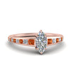 Load image into Gallery viewer, marquise-cut-swirl-engraved-channel-accent-diamond-engagement-ring-with-orange-sapphire-in-FD122866MQRGSAOR-NL-RG