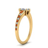 Load image into Gallery viewer, marquise-cut-swirl-engraved-channel-accent-diamond-engagement-ring-with-orange-sapphire-in-FD122866MQRGSAOR-NL-YG