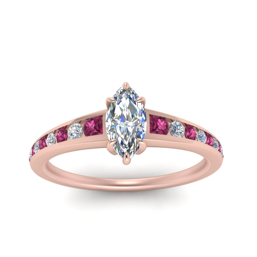 marquise-cut-swirl-engraved-channel-accent-diamond-engagement-ring-with-pink-sapphire-in-FD122866MQRGSADRPI-NL-RG