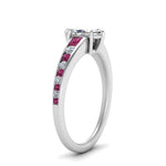 Load image into Gallery viewer, marquise-cut-swirl-engraved-channel-accent-diamond-engagement-ring-with-pink-sapphire-in-FD122866MQRGSADRPI-NL-WG
