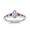 Load image into Gallery viewer, marquise-cut-swirl-engraved-channel-accent-diamond-engagement-ring-with-pink-sapphire-in-FD122866MQRGSADRPI-NL-WG
