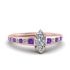 Load image into Gallery viewer, marquise-cut-swirl-engraved-channel-accent-diamond-engagement-ring-with-purple-topaz-in-FD122866MQRGVITO-NL-RG