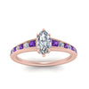 Load image into Gallery viewer, marquise-cut-swirl-engraved-channel-accent-diamond-engagement-ring-with-purple-topaz-in-FD122866MQRGVITO-NL-RG