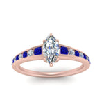 Load image into Gallery viewer, marquise-cut-swirl-engraved-channel-accent-diamond-engagement-ring-with-sapphire-in-FD122866MQRGSABL-NL-RG
