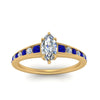 Load image into Gallery viewer, marquise-cut-swirl-engraved-channel-accent-diamond-engagement-ring-with-sapphire-in-FD122866MQRGSABL-NL-YG