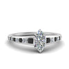 Load image into Gallery viewer, marquise-cut-swirl-engraved-channel-accent-engagement-ring-with-black-diamond-in-FD122866MQRGBLACK-NL-WG