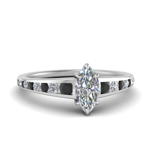 marquise-cut-swirl-engraved-channel-accent-engagement-ring-with-black-diamond-in-FD122866MQRGBLACK-NL-WG