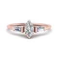 Thumbnail 1 - marquise-cut-tapered-baguette-natural-diamond-three-stone-ring-in-rose-gold-FDENS100MQR-NL-RG