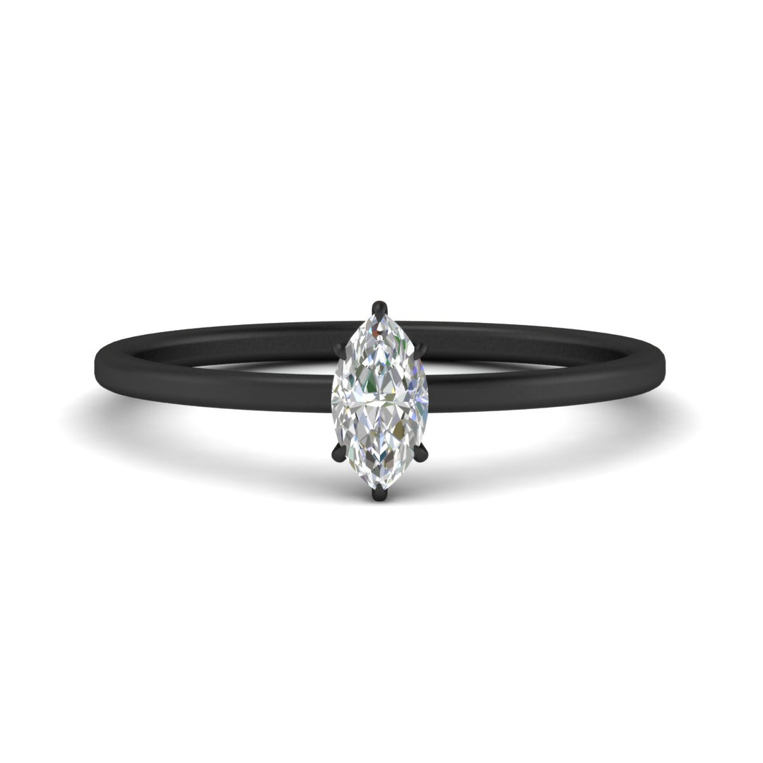 marquise-cut-thin-classic-solitaire-engagement-ring-in-black-gold-fdens9358mqrsleep-nl-bg