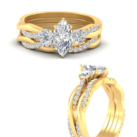 marquise-cut-three-stone-twisted-diamond-wedding-band-in-yellow-gold-fdens3301mqangle3-nl-yg.jpg