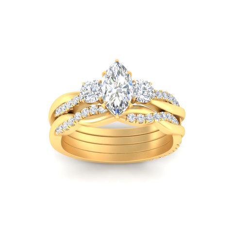 marquise-cut-three-stone-twisted-diamond-wedding-band-in-yellow-gold-fdens3301mqangle5-nl-yg.jpg