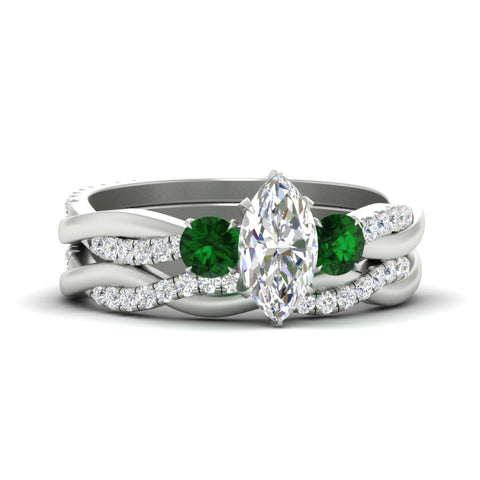 marquise-cut-three-stone-twisted-emerald-wedding-band-in-white-gold-fdens3301mqgemgrsleep-nl-wg.jpg