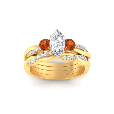 marquise-cut-three-stone-twisted-orange-sapphire-wedding-band-in-yellow-gold-fdens3301mqgsaorangle5-nl-yg.jpg