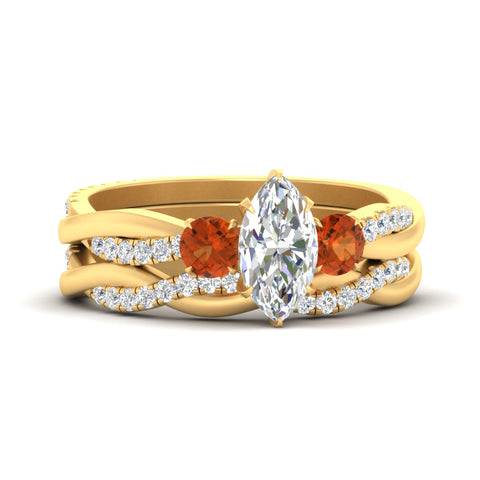 marquise-cut-three-stone-twisted-orange-sapphire-wedding-band-in-yellow-gold-fdens3301mqgsaorsleep-nl-yg.jpg