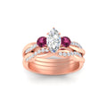 Thumbnail 35 - marquise-cut-three-stone-twisted-pink-sapphire-wedding-band-in-rose-gold-fdens3301mqgsadrpiangle5-nl-rg.jpg