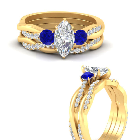 marquise-cut-three-stone-twisted-sapphire-wedding-band-in-yellow-gold-fdens3301mqgsablangle3-nl-yg.jpg