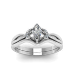 Load image into Gallery viewer, marquise-cut-twisted-diamond-ring-with-matching-curved-band-in-14K-white-gold-FD8300MQ-NL-WG.jpg
