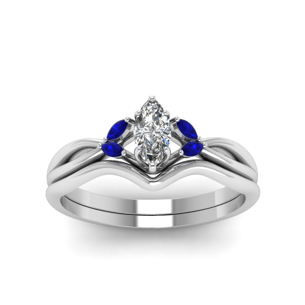 marquise-cut-twisted-diamond-ring-with-matching-curved-band-with-blue-sapphire-in-14K-white-gold-FD8300MQGSABL-NL-WG.jpg