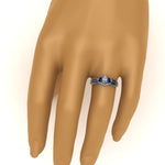 Load image into Gallery viewer, marquise-cut-twisted-diamond-ring-with-matching-curved-band-with-blue-sapphire-in-14K-white-gold-FD8300MQGSABL-NL-WG.jpg
