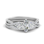 Load image into Gallery viewer, marquise-cut-twisted-floral-prong-diamond-wedding-set-in-white-gold-FD10257MQ-NL-WG_d6c484be-0bca-485a-affa-f3e934e17736?v=1756360137
