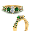 Load image into Gallery viewer, marquise-cut-twisted-floral-prong-emerald-wedding-set-in-yellow-gold-FD10257MQGEMGR-ANGLE3-NL-YG_ba8352a4-8330-493a-accd-a76f5600f9c4?v=1756360138