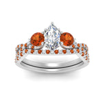 Load image into Gallery viewer, marquise-cut-twisted-floral-prong-orange-sapphire-wedding-set-in-white-gold-FD10257MQGSAOR-ANGLE5-NL-WG?v=1756360005
