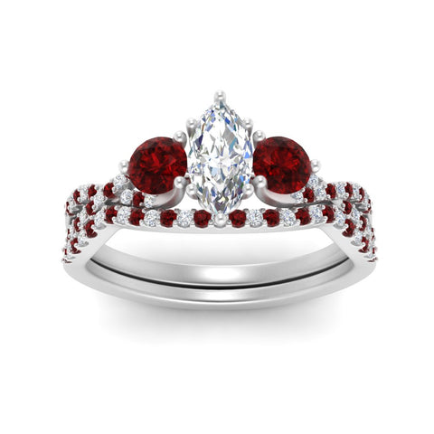 marquise-cut-twisted-floral-prong-ruby-wedding-set-in-white-gold-FD10257MQGRUDR-ANGLE5-NL-WG?v=1756360006