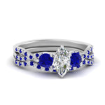 Load image into Gallery viewer, marquise-cut-twisted-floral-prong-sapphire-wedding-set-in-white-gold-FD10257MQGSABL-NL-WG?v=1756360005
