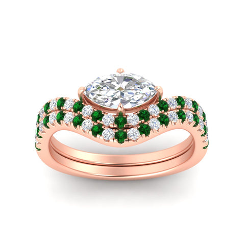 marquise-cut-twisted-pave-engagement-ring-with-curved-emerald-band-in-rose-gold-fdens11617mqgemgrangle5-nl-rg.jpg
