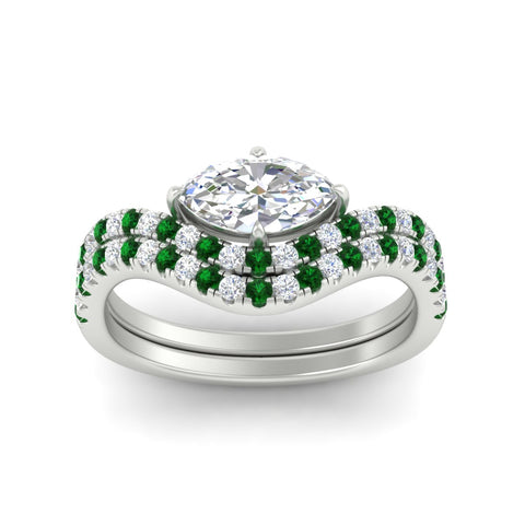 marquise-cut-twisted-pave-engagement-ring-with-curved-emerald-band-in-white-gold-fdens11617mqgemgrangle5-nl-wg.jpg