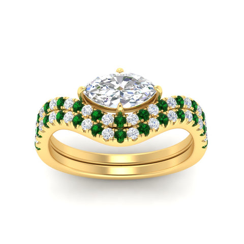 marquise-cut-twisted-pave-engagement-ring-with-curved-emerald-band-in-yellow-gold-fdens11617mqgemgrangle5-nl-yg.jpg
