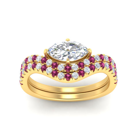 marquise-cut-twisted-pave-engagement-ring-with-curved-pink-sapphire-band-in-yellow-gold-fdens11617mqgsadrpiangle5-nl-yg.jpg