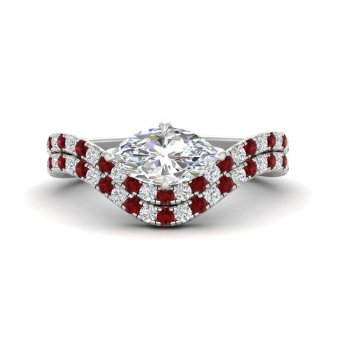 marquise-cut-twisted-pave-engagement-ring-with-curved-ruby-band-in-white-gold-fdens11617mqgrudrsleep-nl-wg.jpg