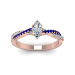 Load image into Gallery viewer, marquise-cut-twisted-vine-diamond-engagement-ring-for-women-with-blue-sapphire-in-14K-rose-gold-FD8233MQRGSABL-NL-RG.jpg
