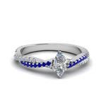 Load image into Gallery viewer, marquise-cut-twisted-vine-diamond-engagement-ring-for-women-with-blue-sapphire-in-14K-white-gold-FD8233MQRGSABL-NL-WG.jpg
