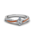Load image into Gallery viewer, marquise-cut-twisted-vine-diamond-engagement-ring-for-women-with-orange-sapphire-in-14K-white-gold-FD8233MQRGSAOR-NL-WG.jpg
