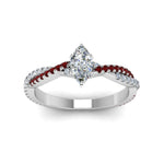 Load image into Gallery viewer, marquise-cut-twisted-vine-diamond-engagement-ring-for-women-with-ruby-in-14K-white-gold-FD8233MQRGRUDR-NL-WG.jpg
