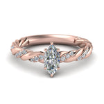 Load image into Gallery viewer, marquise-cut-twisted-vine-engagement-ring-in-rose-gold-FD9127MQR-NL-RG

