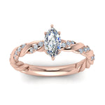 Load image into Gallery viewer, marquise-cut-twisted-vine-engagement-ring-in-rose-gold-FD9127MQRANGLE5-NL-RG
