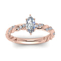 Thumbnail 32 - marquise-cut-twisted-vine-engagement-ring-in-rose-gold-FD9127MQRANGLE5-NL-RG
