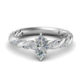 Thumbnail 1 - marquise-cut-twisted-vine-engagement-ring-in-white-gold-FD9127MQR-NL-WG